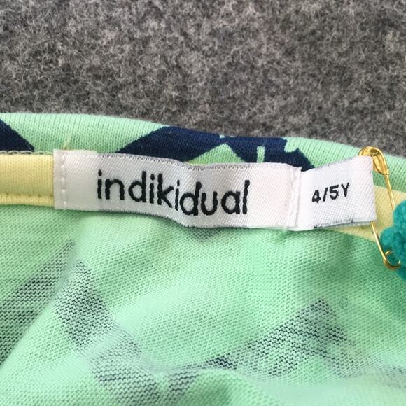 NEW Indikidual‎ Girls Sz 4/5 ORGANIC Aston Jersey Romper 100% Cotton - Picture 5 of 10